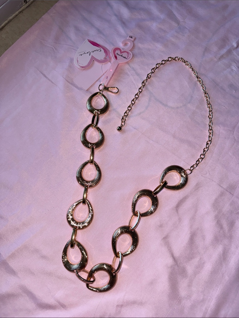 Gold Tone chain belt - tru love